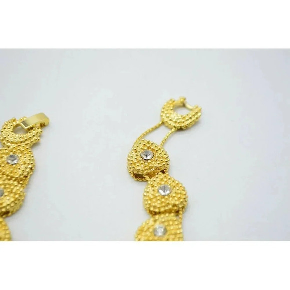 Clear Rhinestone Heart Slide Chain Link Clear Rhin - Picture 4 of 7